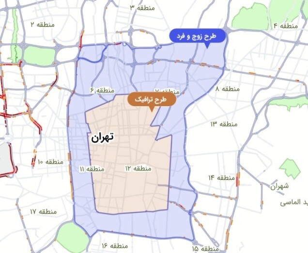 انتشار جزئیات بیشتر از طرح محدوده کنترل آلودگی هوا