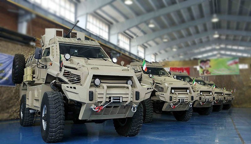 از خودروهای تاکتیکی نظامی و ایرانی  ارس 2 و رعد رونمایی شد + عکس