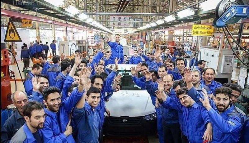 ایران خودرو در تولید روزانه رکورد زد + جزییات