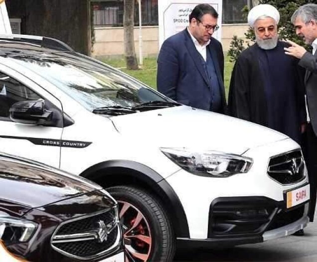 رونمایی جدیدترین محصول سایپا با حضور رییس جمهور